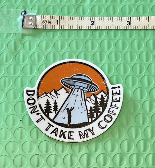 UFO Coffee Run! Sticker I